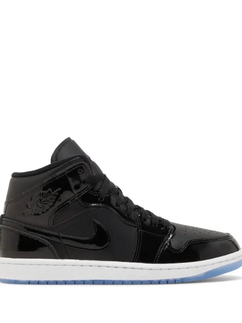 AIR JORDAN 1 MID SE BLACK/DARK CONCORD-WHITE NOIR/BLANC/CONCORDE FONCE